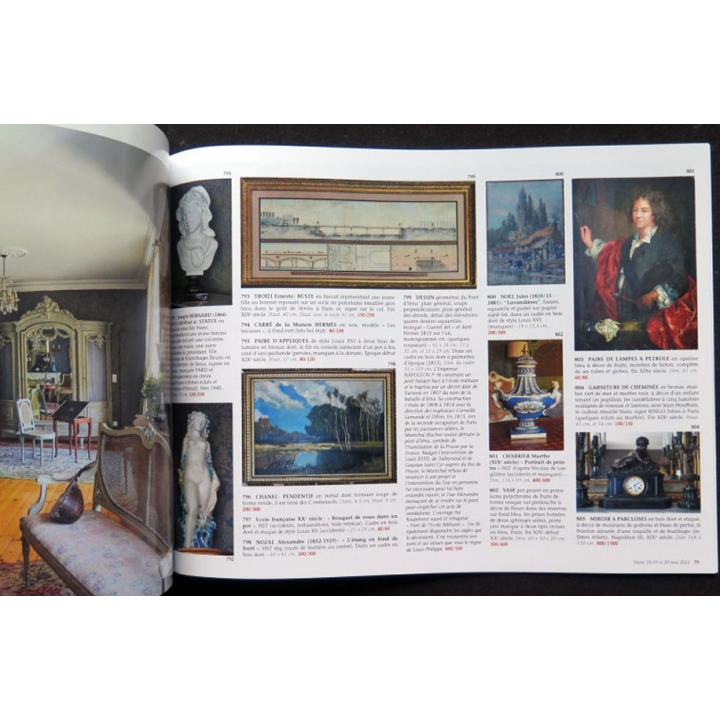 Catalogue 94 pages L'entier contenu du château de Kerivoal Adjug'art 2021