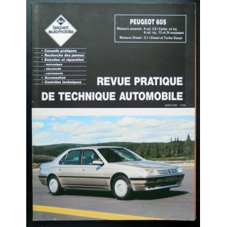 Revue pratique de technique automobile Peugeot 605 4 cylindres