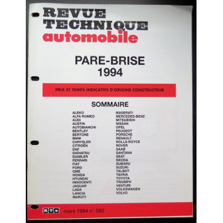 Revue technique automobile Pare Brise 1994 tous modèles 