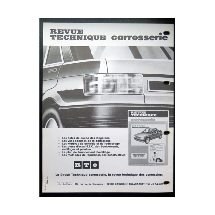 Revue technique automobile NISSAN barême de temps de main d'oeuvre
