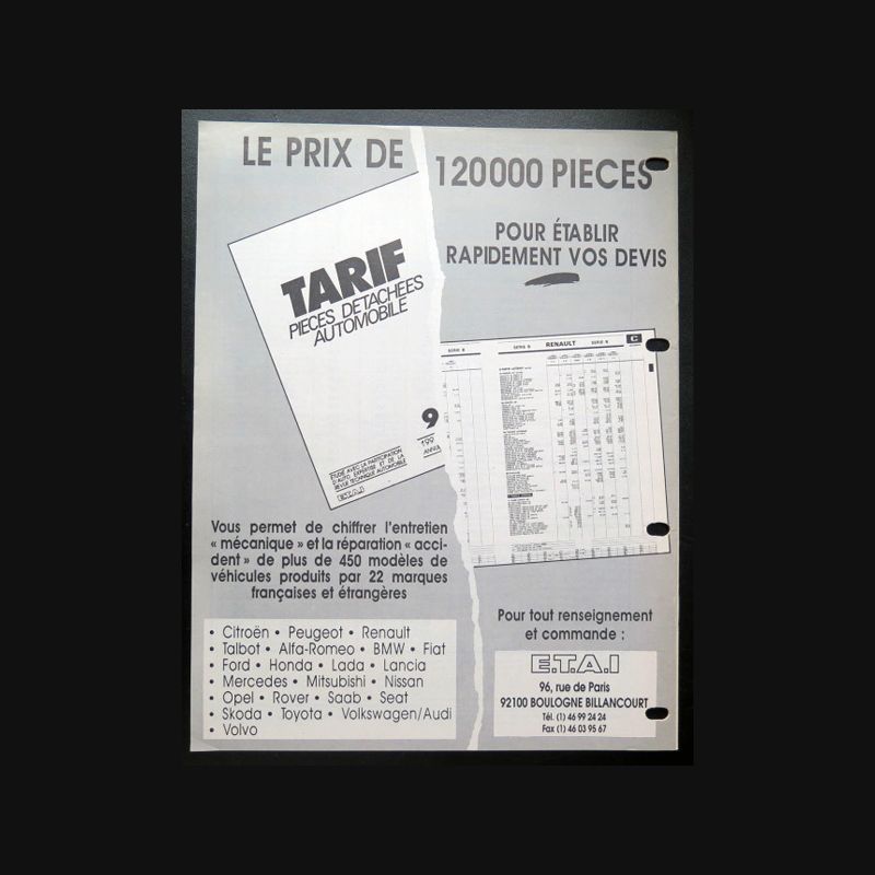 Bareme Temps De Main D Oeuvre Automobile