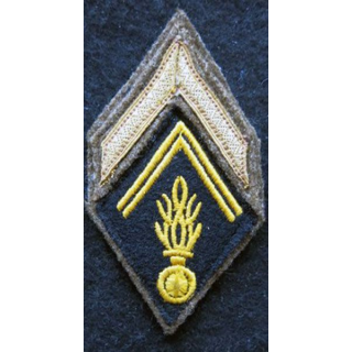 LOSANGE DE BRAS MODÈLE 45 :  maréchal des logis auxiliaire de Gendarmerie période Algérie avant 1962