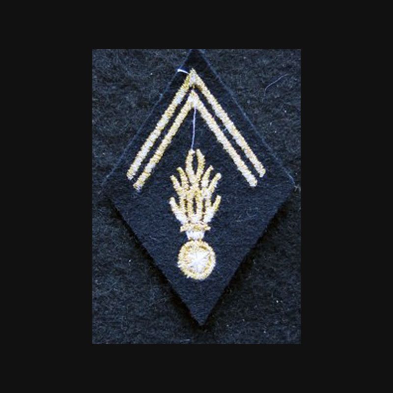 LOSANGE DE BRAS MODÈLE 45 Gendarmerie Algérie avant 1962 grenade