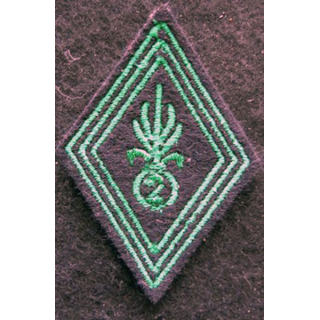 LOSANGE DE BRAS MODÈLE 45 : modèle troupe Légion Etrangère 2° régiment étranger d'infanterie
