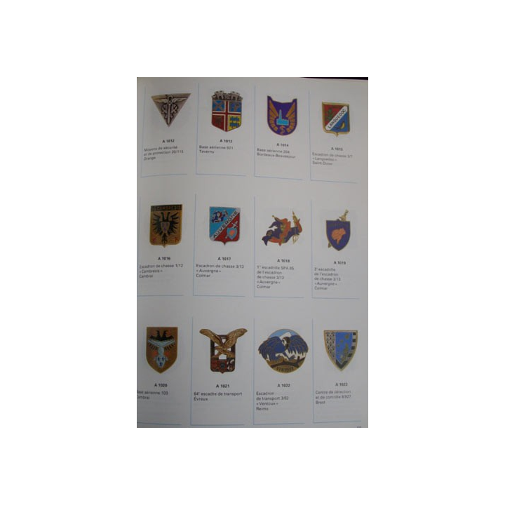 0. RÉPERTOIRE DES BLASONS INSIGNES DE LARMÉE DE L'AIR 1945-1996