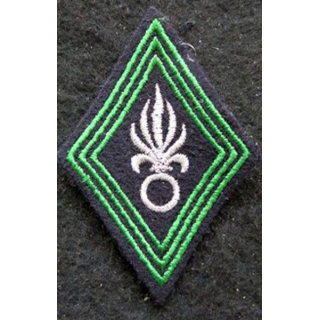 LOSANGE DE BRAS MODÈLE 45 : modèle cadre Légion Etrangère 1° régiment étranger de cavalerie (variante)