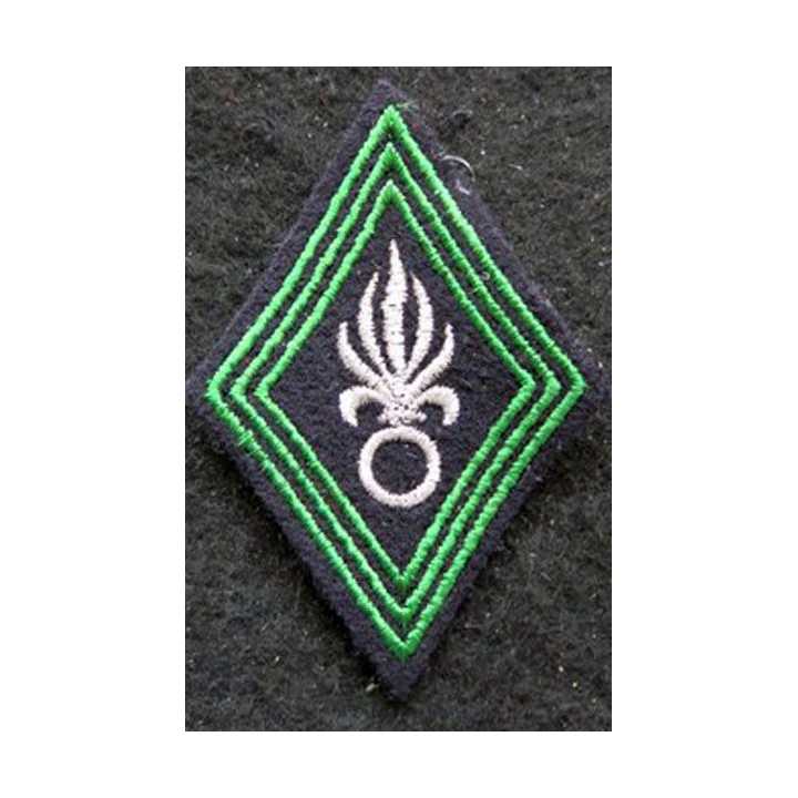 LOSANGE DE BRAS MODÈLE 45 : modèle cadre Légion Etrangère 1° régiment étranger de cavalerie (variante)