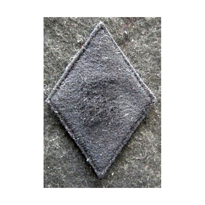 LOSANGE DE BRAS MODÈLE 45 : modèle officiers infanterie hors unité  en cannetille