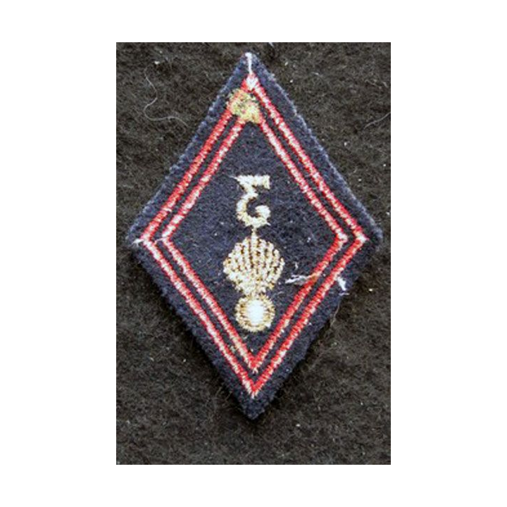 LOSANGE DE BRAS MODÈLE 45 : modèle sous officiers 3° régiment d'infanterie