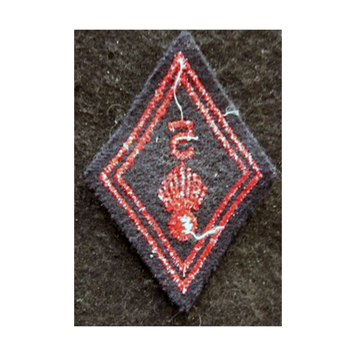 LOSANGE DE BRAS MODÈLE 45 : modèle troupe 5° régiment d'infanterie