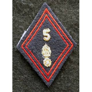 LOSANGE DE BRAS MODÈLE 45 : modèle officiers 5° régiment d'infanterie