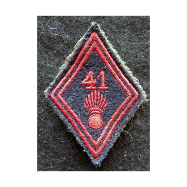 LOSANGE DE BRAS MODÈLE 45 : modèle troupe 41° régiment d'infanterie