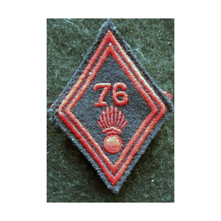 LOSANGE DE BRAS MODÈLE 45 : modèle troupe 76° régiment d'infanterie