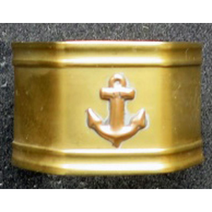 rond de serviette marine pentagonal 4 cm en laiton 