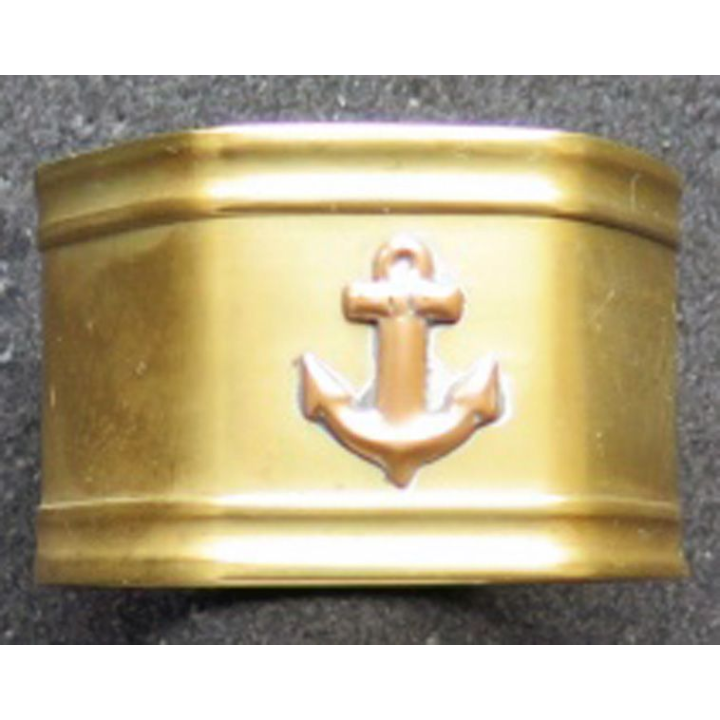rond de serviette marine pentagonal 4 cm en laiton 