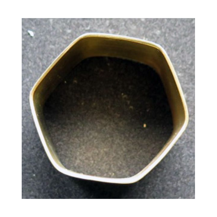rond de serviette marine pentagonal 4 cm en laiton 
