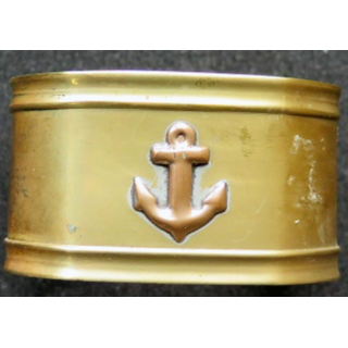 rond de serviette marine octogonal 5 cm en laiton