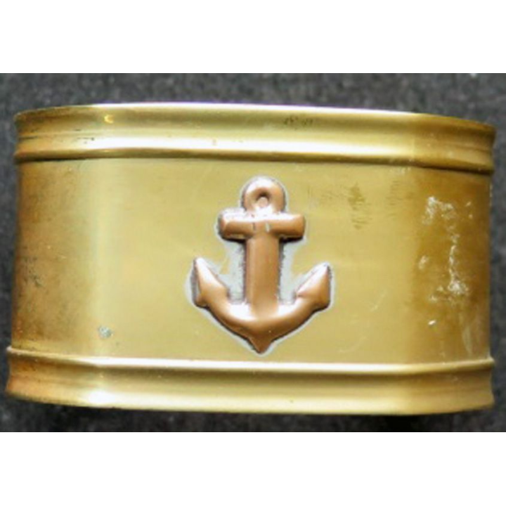rond de serviette marine octogonal 5 cm en laiton
