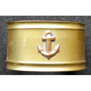rond de serviette marine oval de largeur 5 cm en laiton