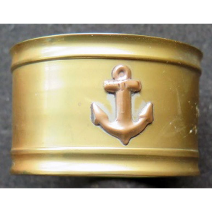 rond de serviette marine rond de diamètre 4,5 cm en laiton