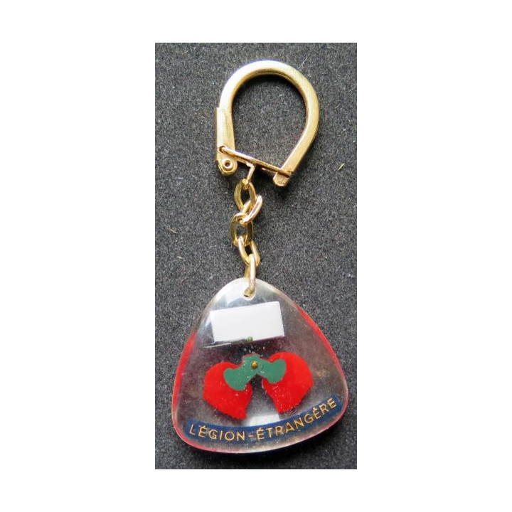 PORTE CLEFS : porte clefs de la légion étrangère honneur et fidélité
