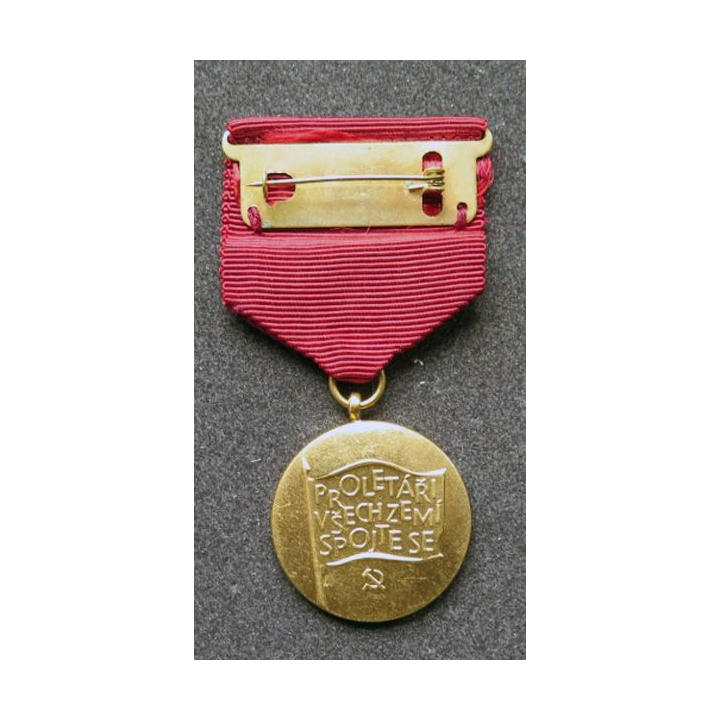 TCHECOSLOVAQUIE : médaille tchèque KSC 1921 - 1971