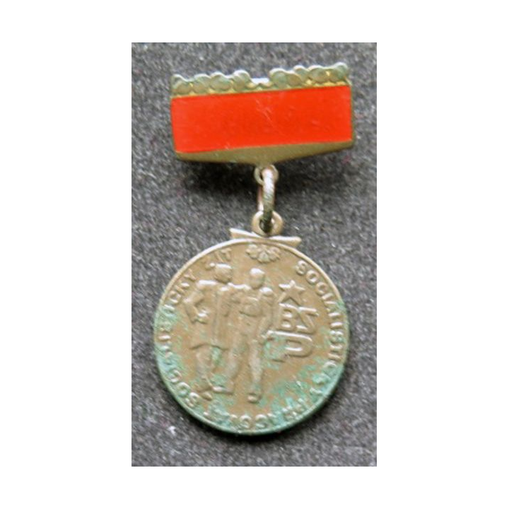 TCHECOSLOVAQUIE : médaille de la brigade du travail en bronze