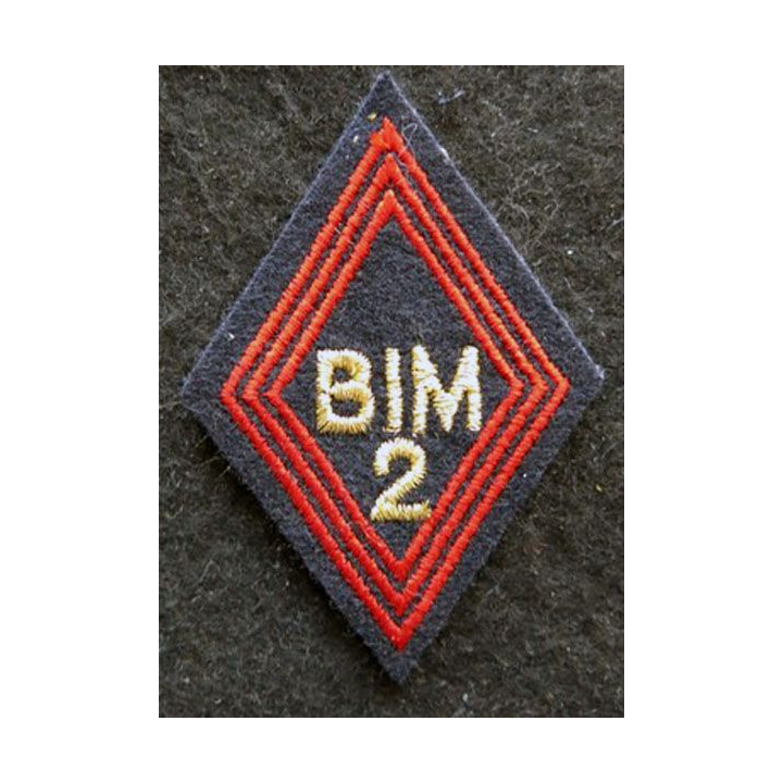 LOSANGE DE BRAS MODÈLE 45 : modèle sous officiers Bataillon d'Infanterie mécanisée N° 2 Kosovo