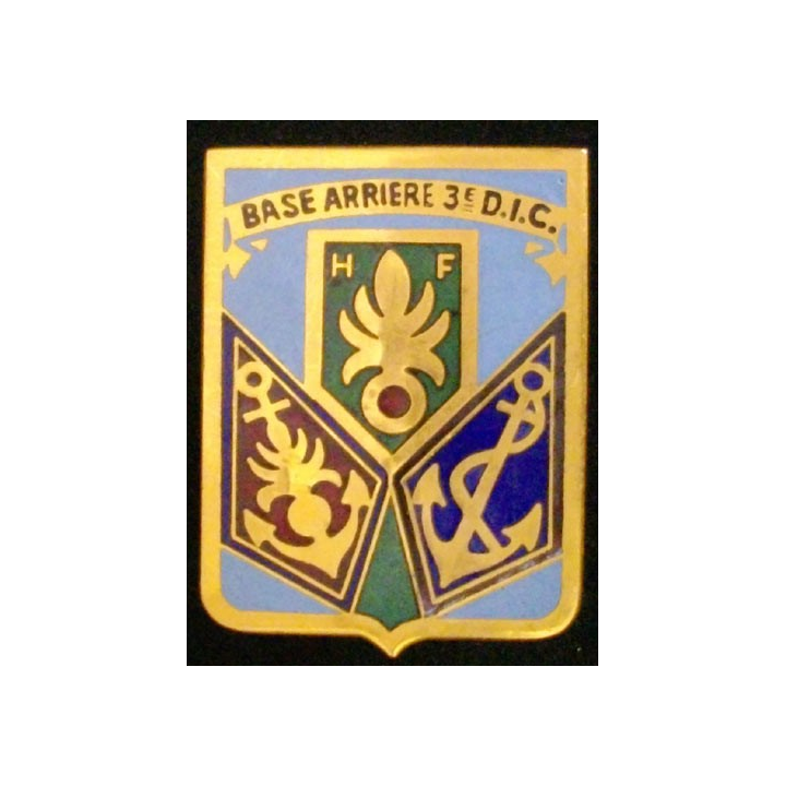 BASE ARRIÈRE 3°DIVISION D'INFANTERIE COLONIALE