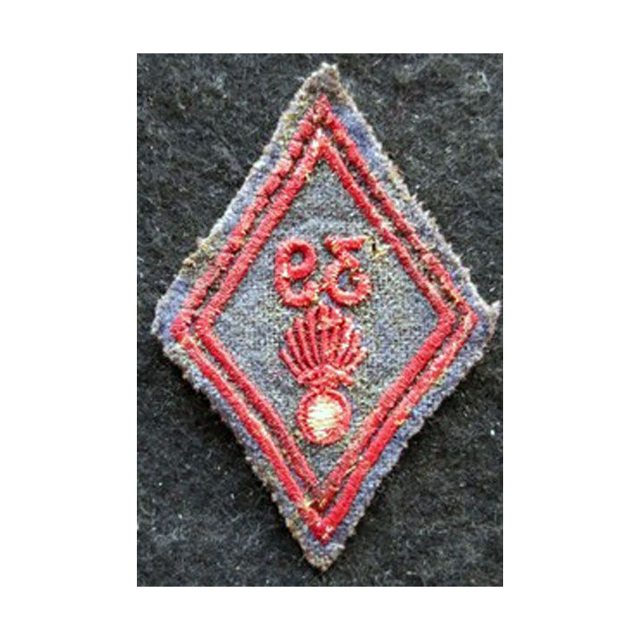LOSANGE DE BRAS MODÈLE 45 : modèle troupe 39° régiment d'infanterie période AFN
