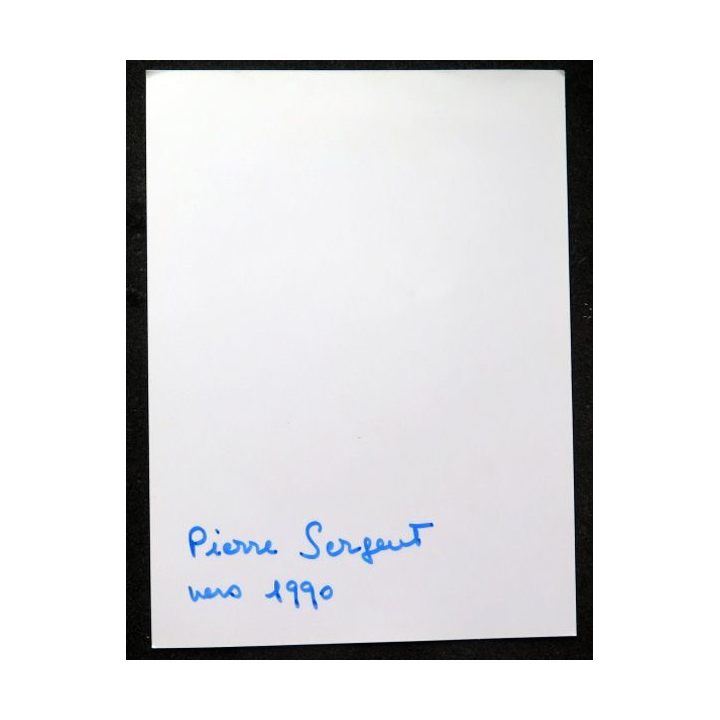 Photo du Capitaine Pierre Sergent (vers 1990) 12,8 X 17,3 cm