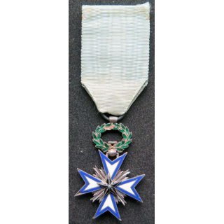 Médaille de chevalier de l'étoile noire du Bénin en émail et en argent