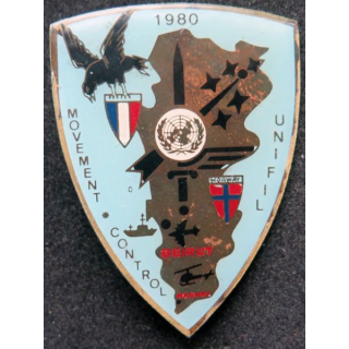 UNIFIL MOVEMENT CONTROL FINUL Liban 1980