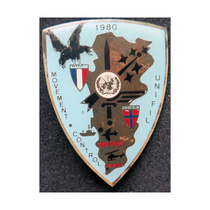 UNIFIL MOVEMENT CONTROL FINUL Liban 1980