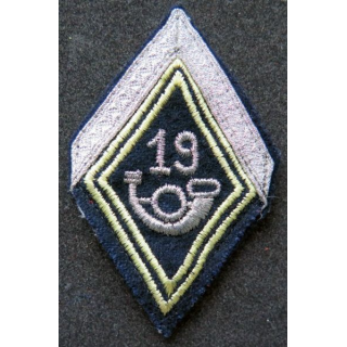 LOSANGE sergent appelé du 19° BCP, 19° GC chasseurs à pied ou mécanisé