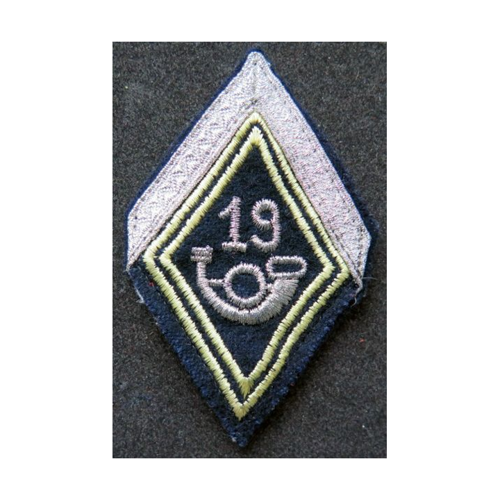 LOSANGE sergent appelé du 19° BCP, 19° GC chasseurs à pied ou mécanisé
