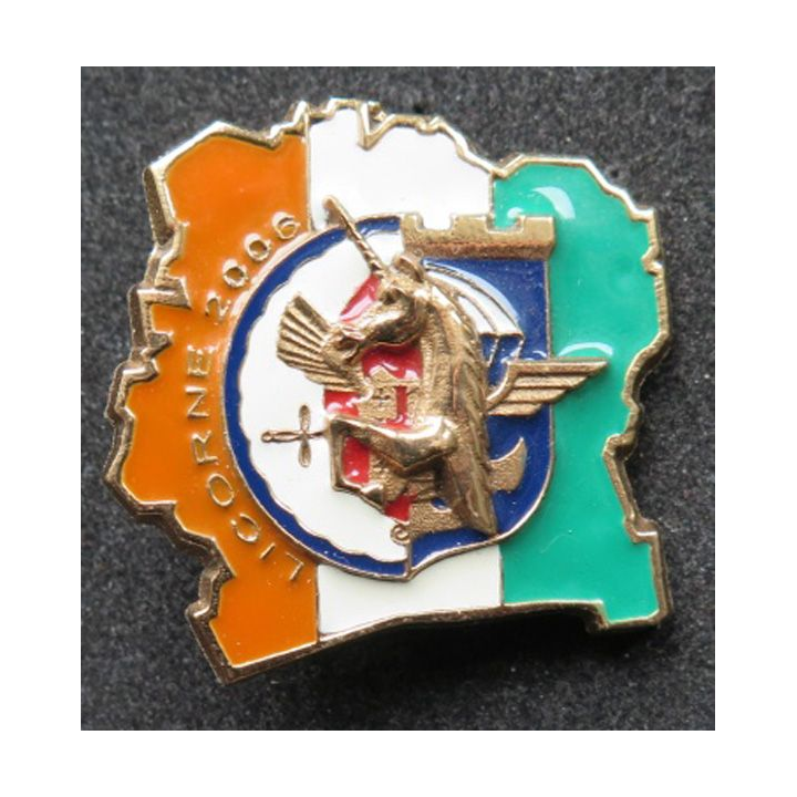 17° Régiment du génie parachutiste Licorne 2006 en bronze massif (Leblond)