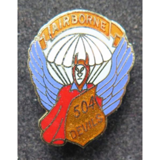 82° AIRBORNE 504° Devils US regiment. en émail