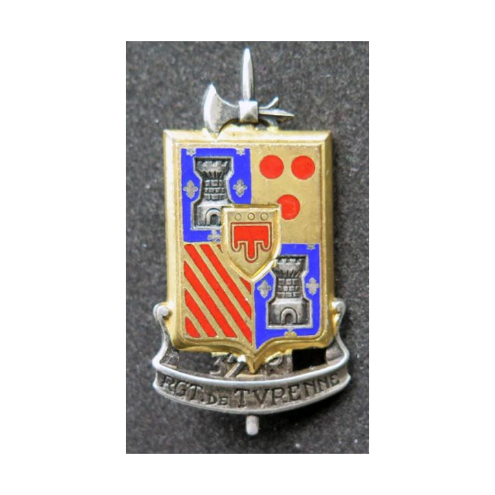 37° RI : 37° régiment d'infanterie RI H. 674 tour hallebarde TURENNE