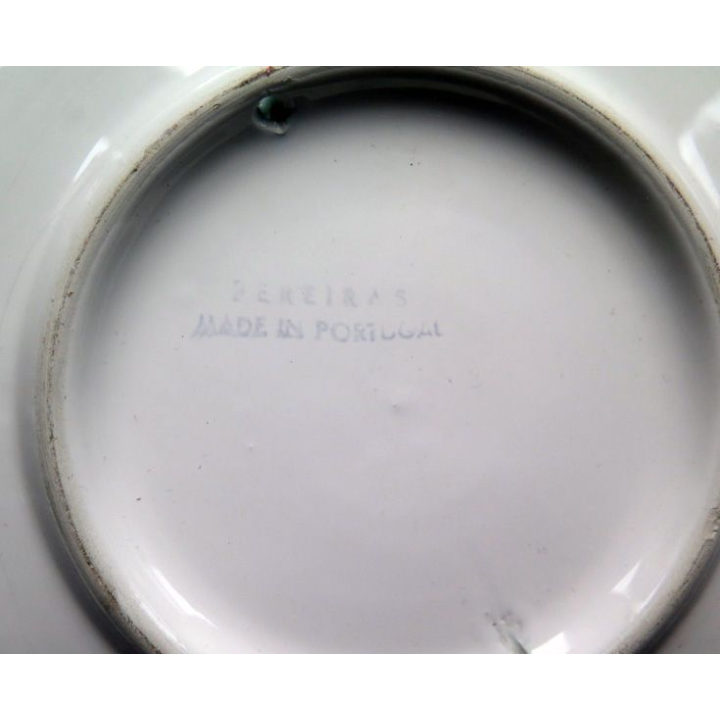 assiette en porcelaine d'officier de la garde municipale de Lisbonne