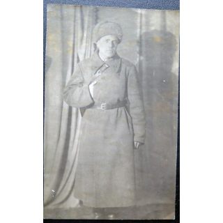 URSS : photo du Commandant (Major) de l'armée rouge 1942 9,5 x 15,5 cm