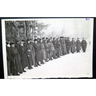 URSS : photo des tankistes de l'armée rouge 18 x 12 cm