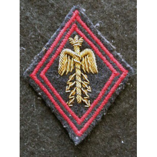 LOSANGE DE BRAS MODÈLE 45 : modèle officier état major en cannetille