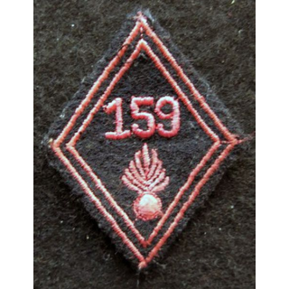 LOSANGE DE BRAS MODÈLE 45 : modèle troupe 159° bataillon d'infanterie alpine AFN