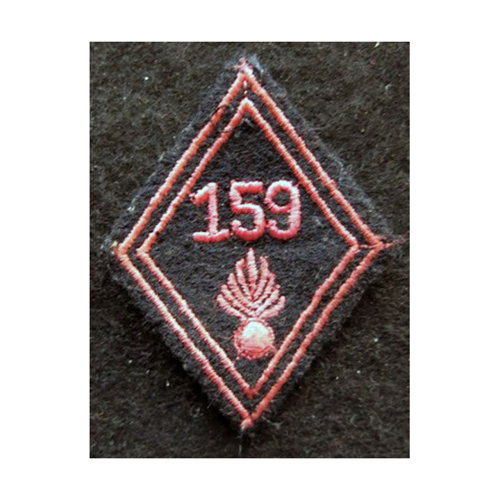 LOSANGE DE BRAS MODÈLE 45 : modèle troupe 159° bataillon d'infanterie alpine AFN
