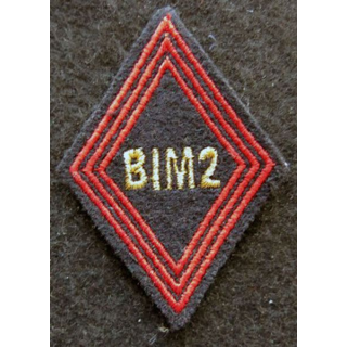 LOSANGE DE BRAS MODÈLE 45 : modèle sous officiers Bataillon d'Infanterie mécanisée N° 2 Kosovo
