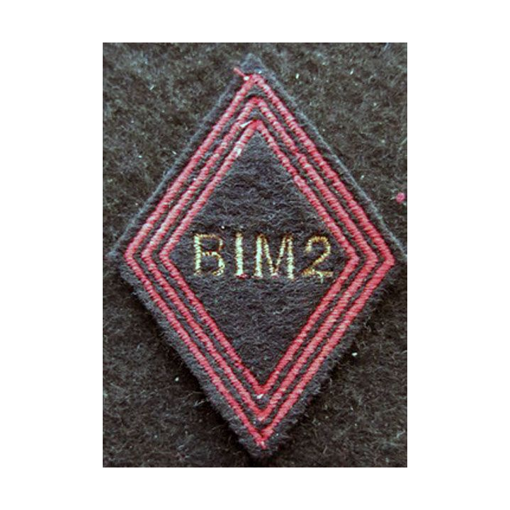 LOSANGE DE BRAS MODÈLE 45 : modèle sous officiers Bataillon d'Infanterie mécanisée N° 2 Kosovo