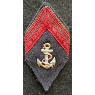 LOSANGE DE BRAS MODÈLE 45 : modèle 1° classe infanterie coloniale ou troupe de marine