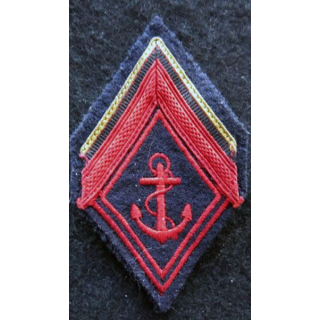 LOSANGE DE BRAS MODÈLE 45 : modèle 1° classe infanterie coloniale ou troupes de Marine