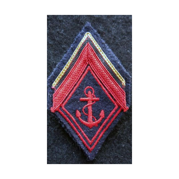 LOSANGE DE BRAS MODÈLE 45 : modèle 1° classe infanterie coloniale ou troupes de Marine